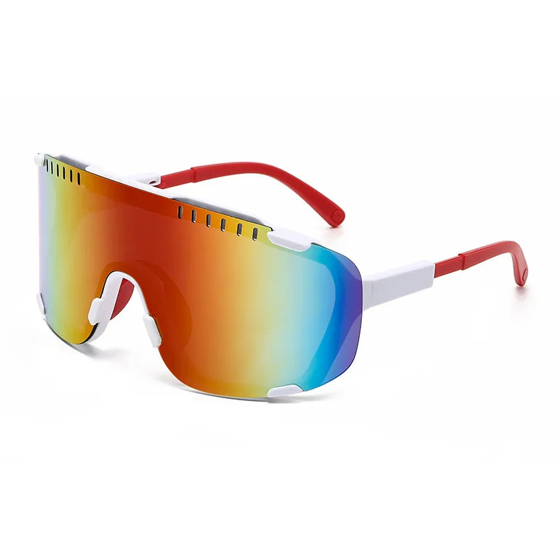 Fashion large-frame sports sunglasses trendy mountaineering and cycling sun glasses new outdoor windproof glasses