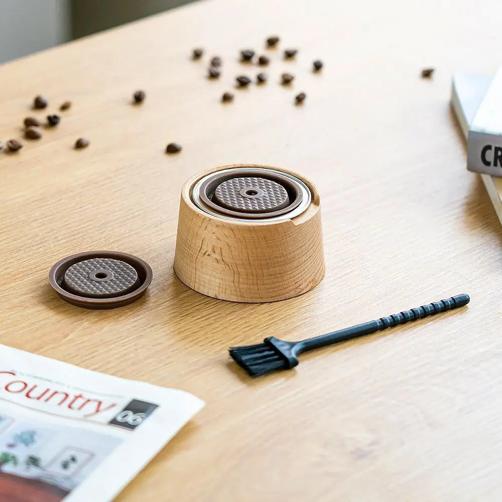 Reusable Coffee Pod For Vertuo Machine Stainless Steel Filter Capsule Espresso Filling Tool Tamper Accessory Set Durable