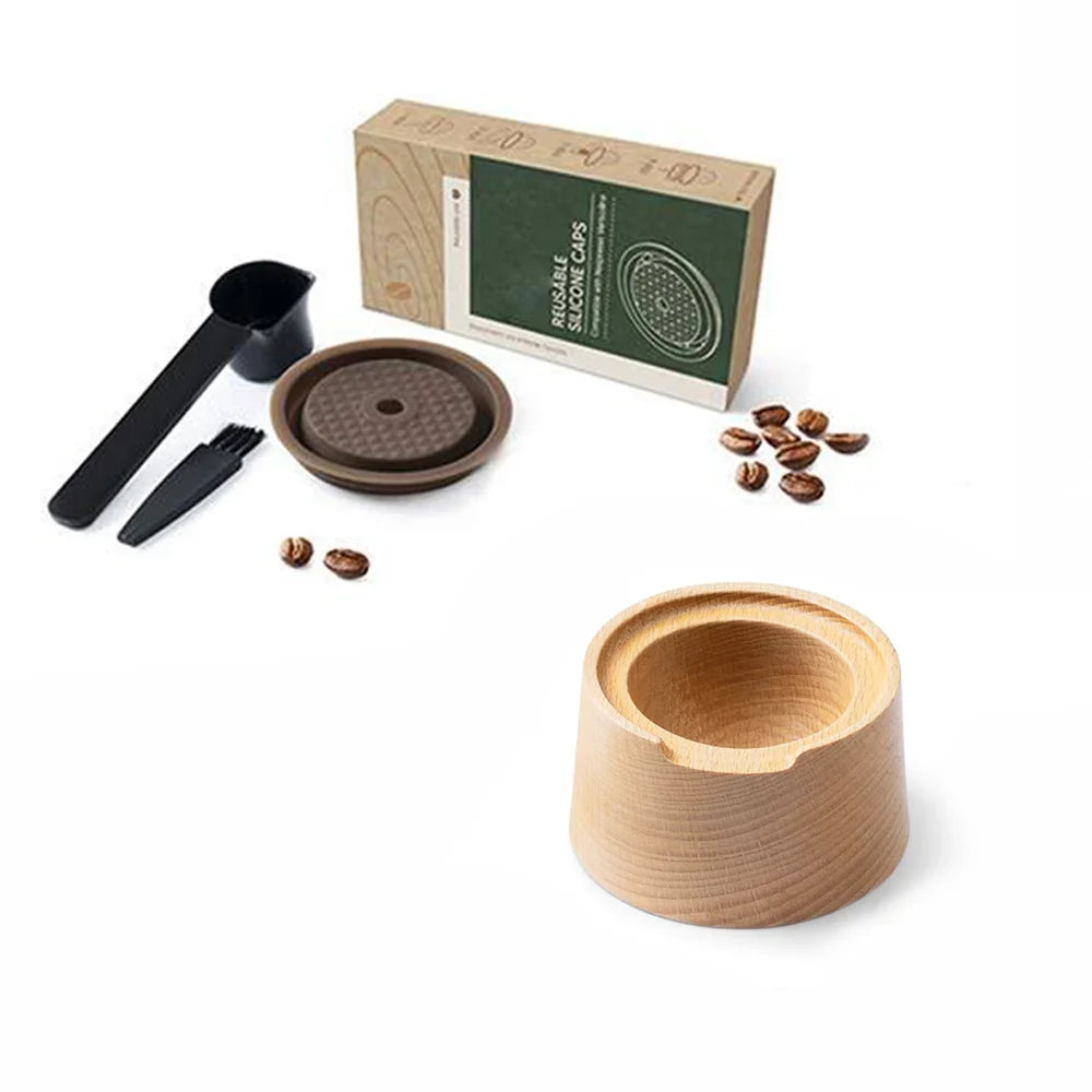 Coffee Capsule holder suitable For Nespresso Vertuo reusable silicone cover disposable original capsule cup holder